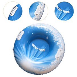 Fenteer Inflatable Tube Inflatable Winter Tube Duty 31.5 Inch Inflatable Sled for Games