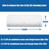 Mini Split Cleaning Kit with Waterproof AC Cover & Brush