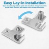 40pcs Aluminum Pool Bonding Lug – Corrosion-Resistant Grounding Connector for