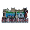 LILAJ Scottish Fridge Magnets 6-Pack - Edinburgh Castle, Telephone Box,