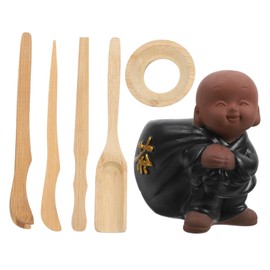 LABRIMP Unique Style Tea Set Chinese Kung Fu Tea Making Kit Cups Ceremony Tools Wooden Utensils Elegant Present