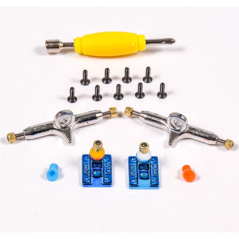 RACOFSB Fingerboard Trucks with Upgraded Urethane Bushings and Pivot Cup,34mm