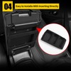 AOMSAZTO Armrest Covers for 2017-2022 CR-V Honda Black
