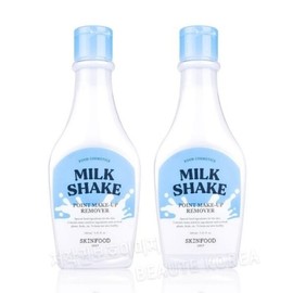 Skinfood 스킨푸드 밀크 쉐이크 포인트 메이크업 리무버 160ml 2개 Skinfood Milk Shake Point Makeup Remover 160ml 2pcs