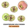 Hocansen Pack of 10 Flange Nuts T Nut M6 Brad