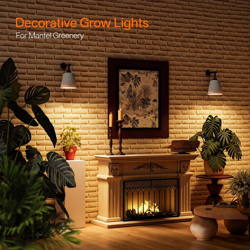Bstrip Hanging Grow Lights for Indoor Plants, 25W Full Spectrum,