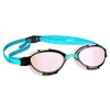 MAD WAVE Triathlon Rainbow Mirrored Swimming Goggles - Blue