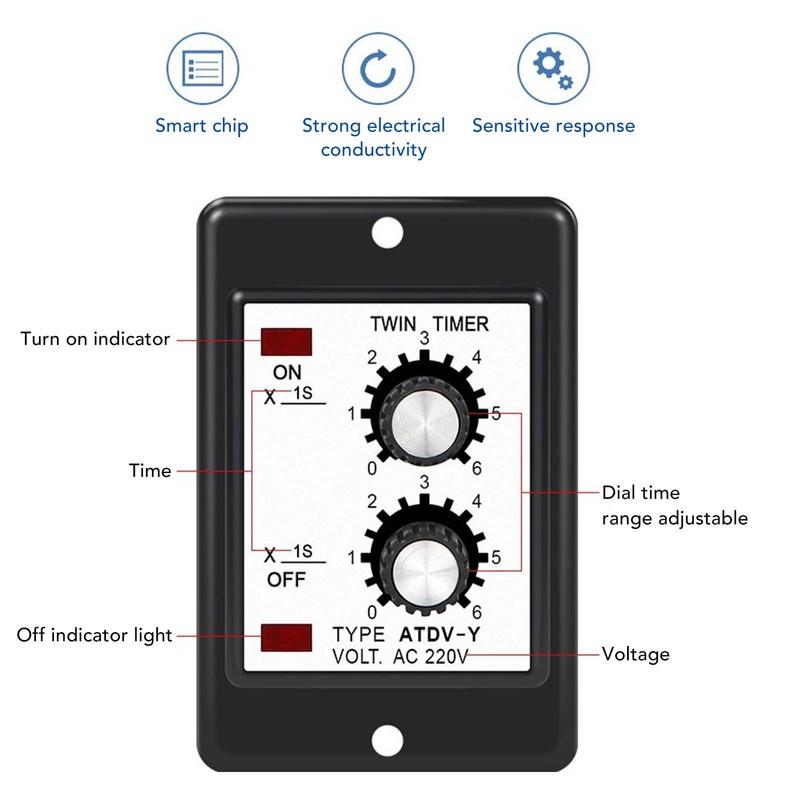 BERM Cycle Delay Relay Module Anti Interference Low Power Consumption