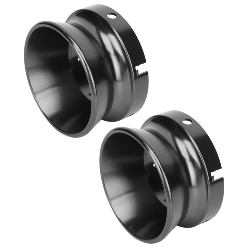 1 Pair 10 Inch NAB Hub Adapters Polished Aluminum Alloy