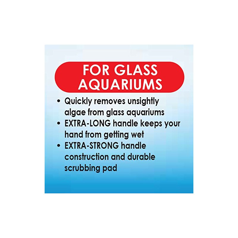 API ALGAE SCRAPER For Glass Aquariums 1-Count Container