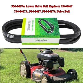 Wanotine 954-0467A Lower Drive Belt Replaces 754-0467, 754-0467A, 954-0467, 954-0467A Drive Belt & Toro Drive Belt 112-0301, Fits MTD, Troy-Bilt, Craftsman, Cub Cadet Lawn Tractor Mowers (5/8" x 91")