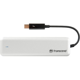 Transcend TS480GJDM855 480GB JetDrive 855 Thunderbolt NVMe PCIe Gen 3x4 Portable SSD Solid State Drive with Enclosure