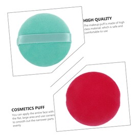 Minkissy 10pcs Makeup Puff for Powder Application Soft Velour Sponge for Loose and Compact Makeup for Setting Foundation and Cosmetics Portable and Convenient for Daily Use