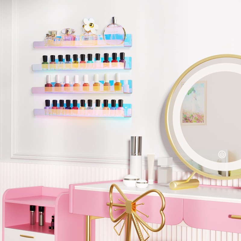upsimples Acrylic Shelves for Wall Decor, 15" Display Shelf for