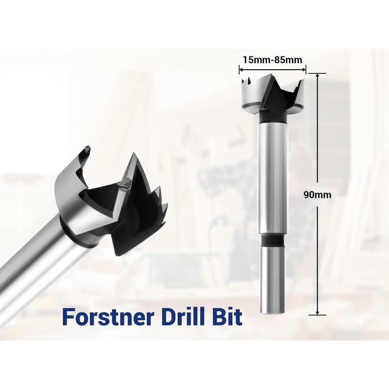 25mm Forstner Drill Bit for Woodworking, Forstner Bit Wood Drill