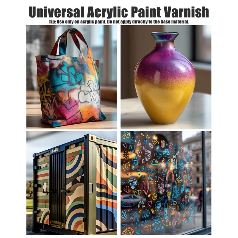 X ARTY HUB Acrylic Varnish Gloss 8.45 fl oz /