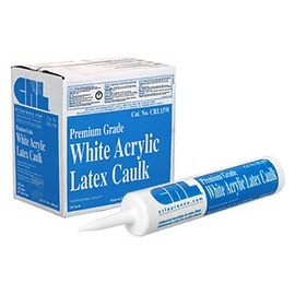 CRL CRL15W 15W White Premium Grade Acrylic Latex Caulk