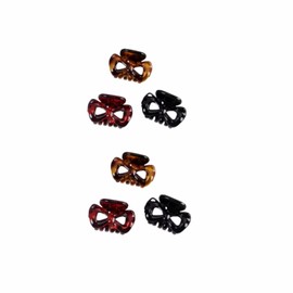 Mini Small Hair Clips, Retro Fashion Sophistication Hair Clips Hair Accessories for Women Girls(6pcs)