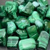 Malachite Tumbled (1 LB) One Pound Bulk Wholesale Lot Polished