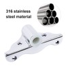 DONGKER Oarlock Support Bracket,3.9 * 0.7 * 1.2" Stainless Steel