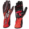 OMP - KS-2 Art Gloves Black/Red - Size S (KB0-2748-A01-073-S)