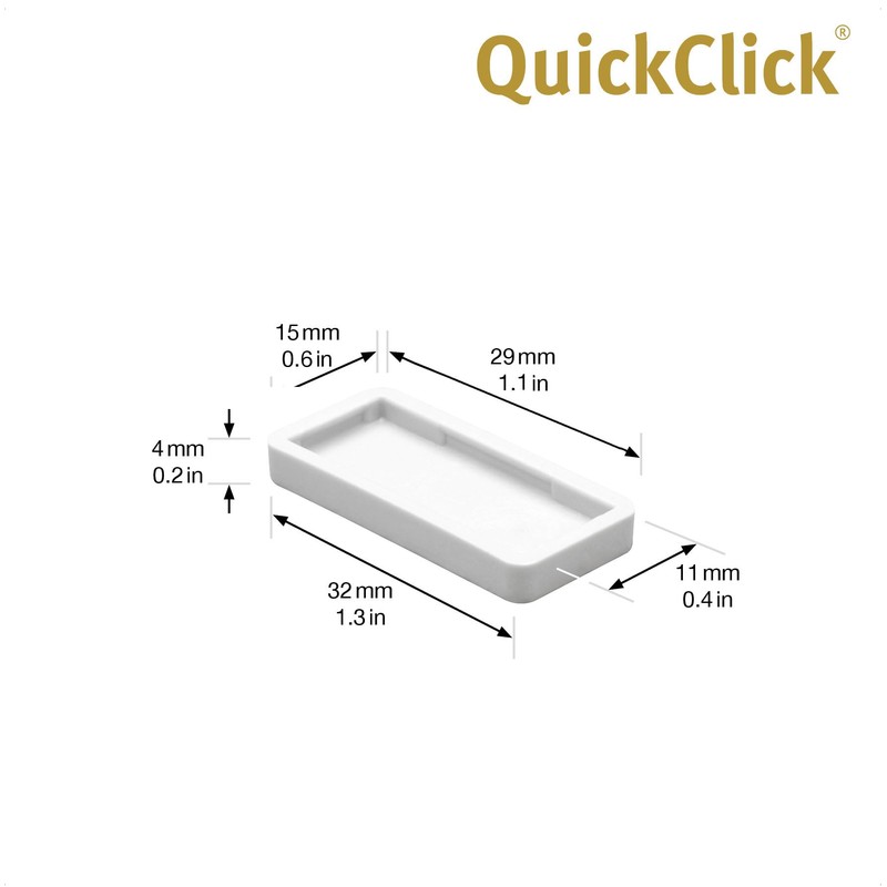 Wagner QuickClick® Plastic Gliders, Furniture Glides, Chair Glides, Set of