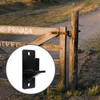 Wall Mount Gate Hinges, Black Farm Gate Hinge, 8 Pack