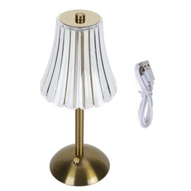 Table Lamp Vintage Cordless Table Lamp 3 Colors Nightstand Light 1200mAh Rechargeable Bedside Lamp for Bedroom Dining Table