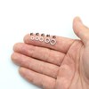 TUNUKE Solid Ring Split Ring Value Fishing (#6, Solid Ring)