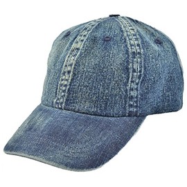 Euro Accessories Men's Denim Baseball Cap Buckle Adjustment - One Size
