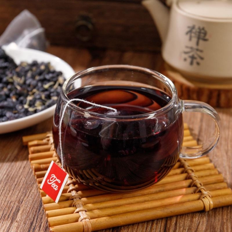Blueberry Tea Bags, Premium Blueberries Mulberries Black Goji Berries Blend