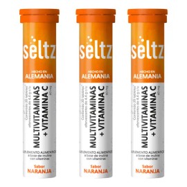 Multivitaminas + Vit. C Seltz 3 Pack Tabletas Efervescentes