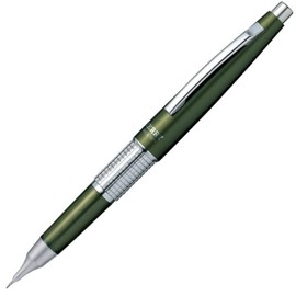 Pentel Sharp Kerry P1035-AD - Portaminas (0.5 mm), cuerpo negro, Olive Green