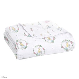 Aiden & Anay ADBC10028DI Alice in Wonderland Baby Blanket, Approx. 47.2 x 47.2 inches (120 x 120 cm)