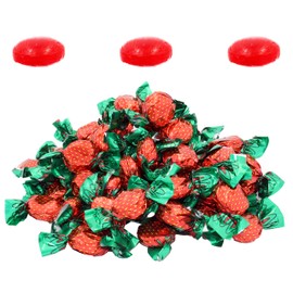 Strawberry Filled Flavored Candies, Individually Wrapped in Strawberry Wrap Design (1 Pound Total of 16 Oz)