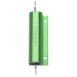 sourcing map Pack of 2 Aluminium Resistors 100 Watt 40 Ohm Wire Wound Resistors for LED Converter DE DE