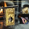 Triple Torch Lighter 5-in-1 with V Cutter, Punch, Holder, Draw