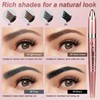 YAOZUP Magic Eyebrow Pencil, Waterproof 3D Eyebrow Pencil with 4