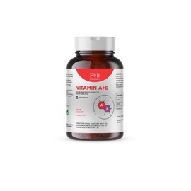 FB Pharma - Dietary Supplement with Vitamin A 1000 mcg + Vitamin E 47 mg - 180 Soft Gel Capsules - for the Maintenance of Normal Vision, Skin and Hair - Formula Developed in Italy