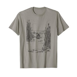 Cute Cottagecore Frog Vintage Aesthetics T-Shirt