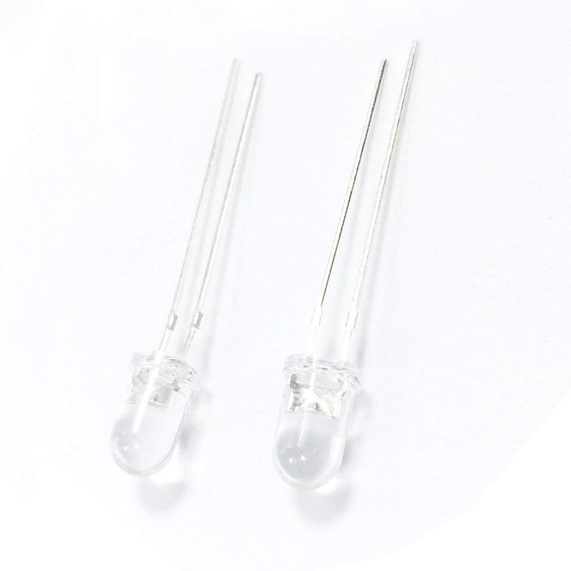 HiLetgo 20pcs 5MM Photo Transistor Phototransistor PT334-6C Photo Transistor Phototransistor