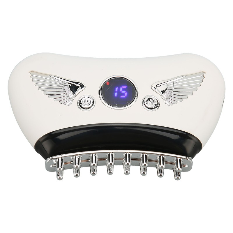 Electric Meridian Massage Brush 16 Gears Hot Compress Microcurrent Body