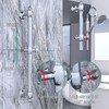 Brass Shower Slide Bar with Handheld Shower Head, Adjustable Height