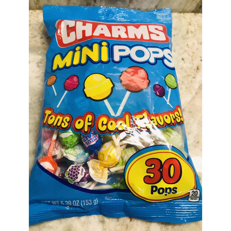 Charms Tons of Cool Flavors 30 Mini Pops:5.39oz/15