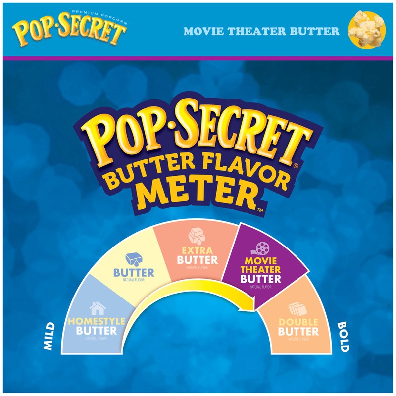 Pop Secret Microwave Popcorn, Movie Theater Butter Flavor, 3 Oz