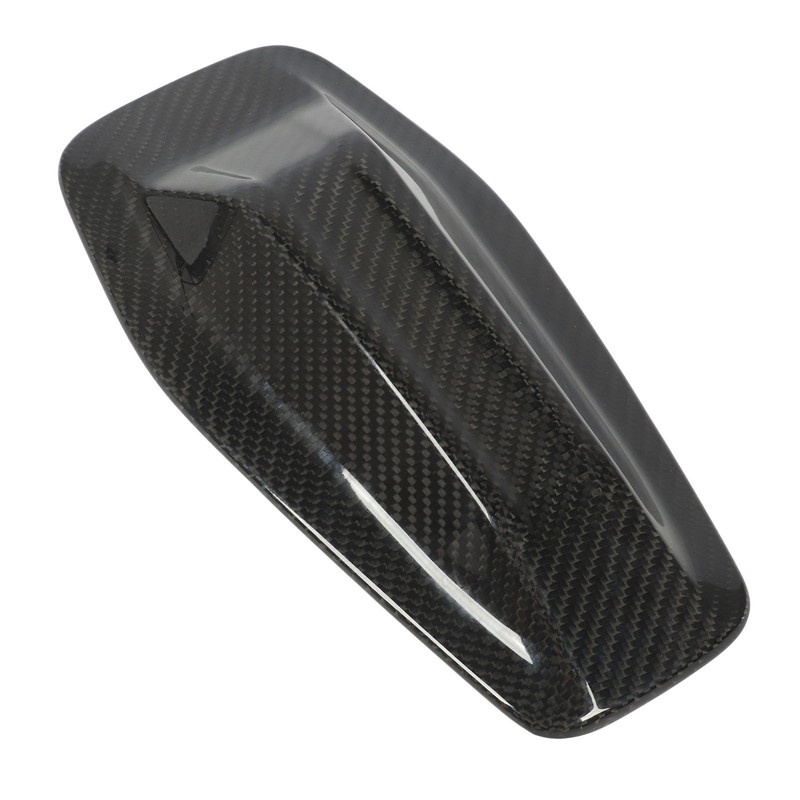 Roof Antenna Cover Glossy Carbon Fiber Protective Decorative Antenna Cover
