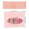 [hzp] Set De 8 Brillos Labiales Antiadherentes .