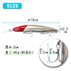 Orurdo qb100275a01n0 Long Range Launch Minnow Fishing Gear "Miracle D"