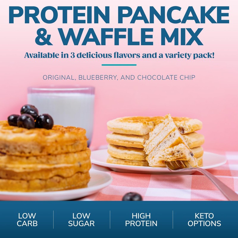 Wonderslim Protein Pancake & Waffle Mix, Original, Low Sugar &