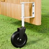 TIBEGOLD 5" Spring Loaded Gate Caster, Heavy Duty Gate Wheel